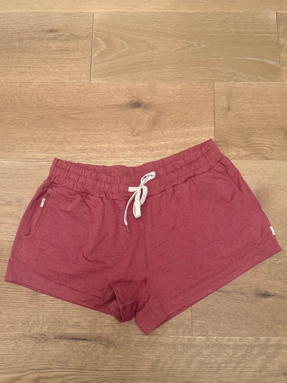 Vuori DreamKnit Halo Performance Shorts in Desert Rose Heather